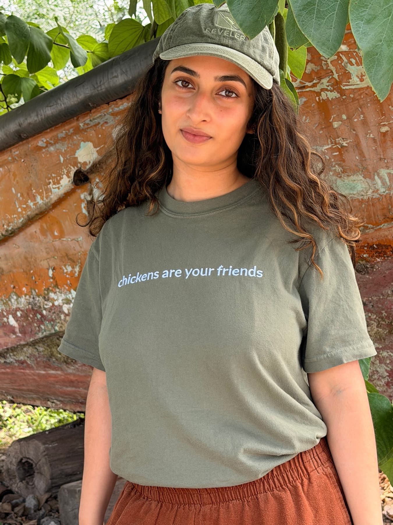 Front view of the embroidery